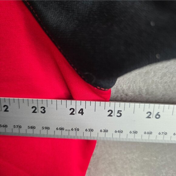 Mens Under Armour Red & Black Full Zip Fleece Jacket Loose Fit Polyester Size XL - Picture 4 of 7